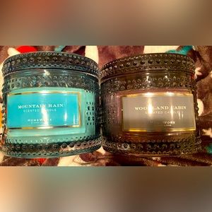 2 HOMEWORX BY HARRY SLATKIN CANDLES BRAND NEW